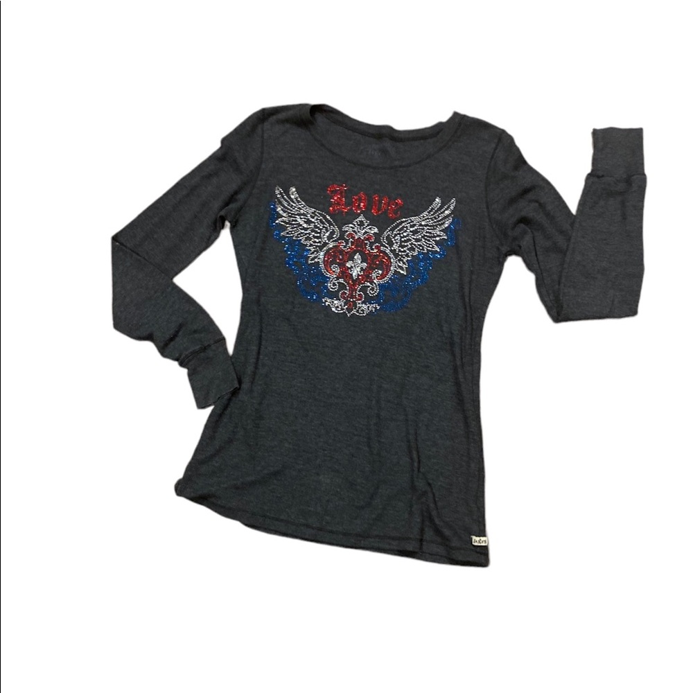 Sparkly long sleeved top